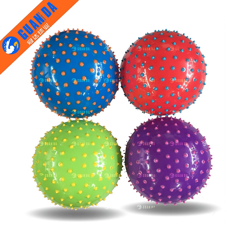 9 inch two color massage ball