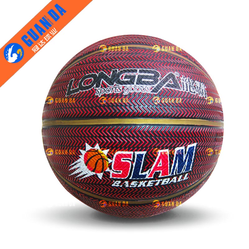 Imitation leather rubber basketball 1